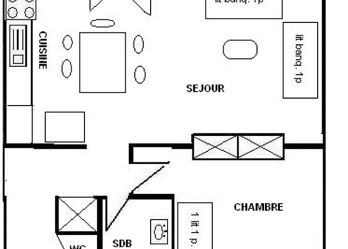 L'everest - 2 Pieces 5 Pers - L'everest - 071ev - Plagne Centre Mae-5814